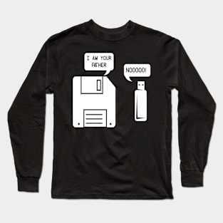 USB Floppy Disk I am Your Father  Geek Gifts Long Sleeve T-Shirt